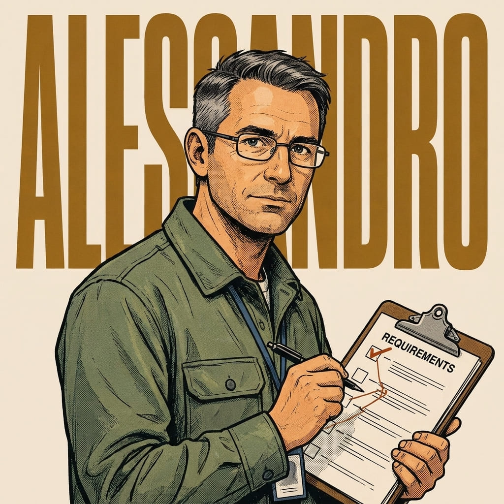 Alessandro, AI agent, Requirements documentation