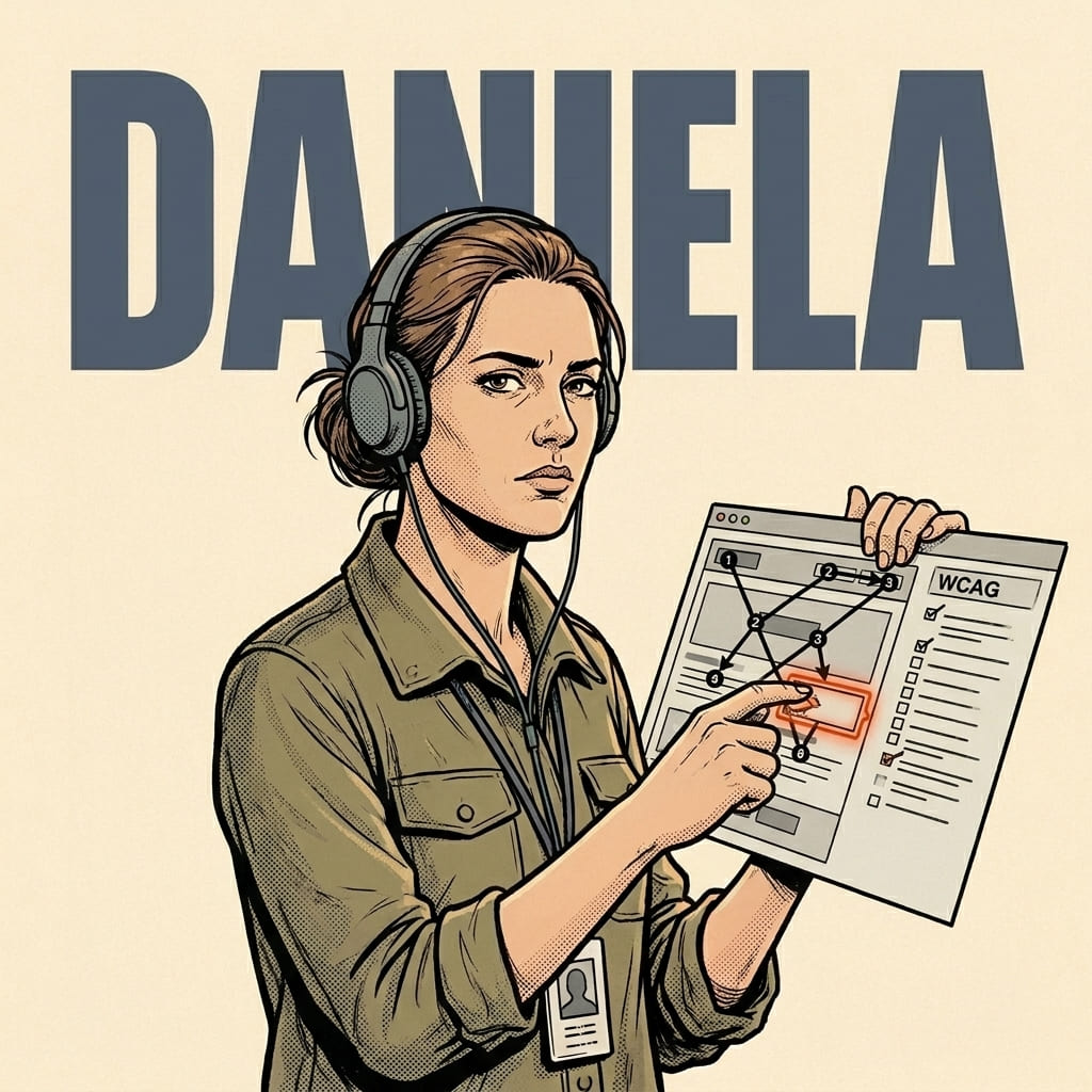 Daniela, AI agent, Accessibility audit