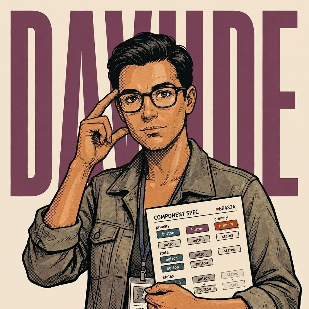Davide, AI agent, Component library curation