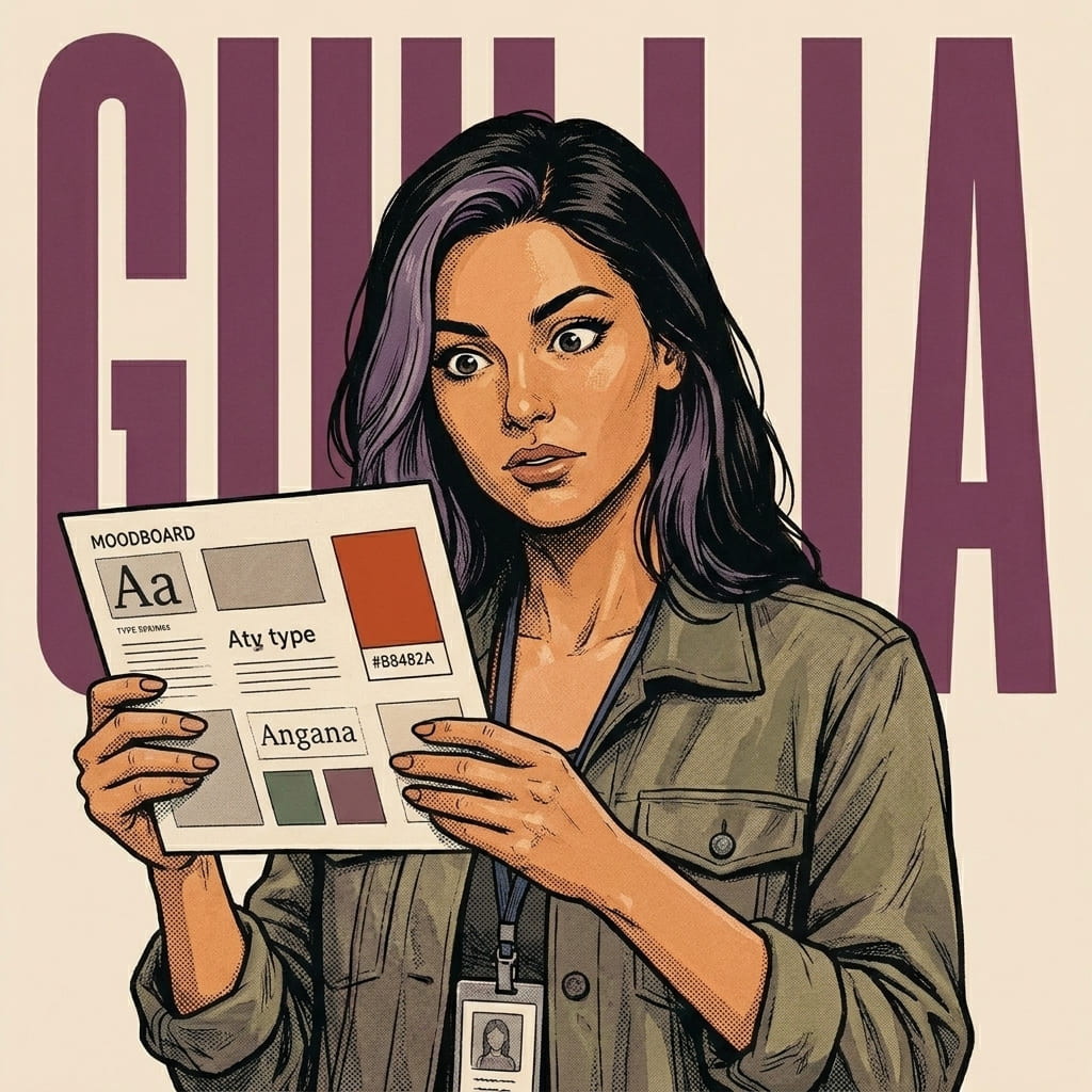 Giulia, AI agent, Visual identity & branding