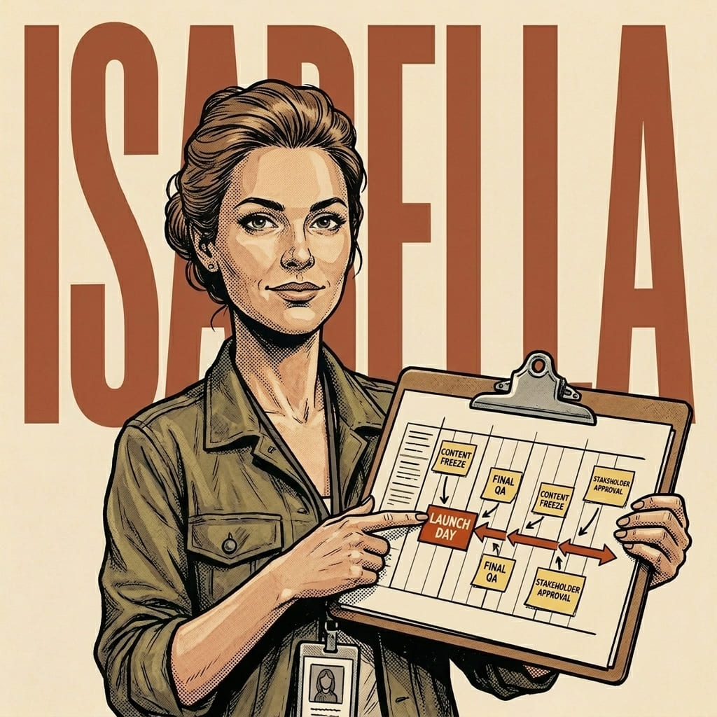 Isabella, AI agent, Launch sequencing