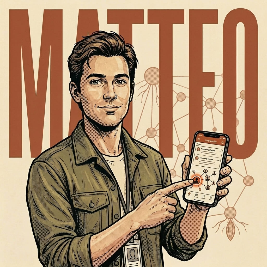 Matteo, AI agent, Community & pre-launch buzz